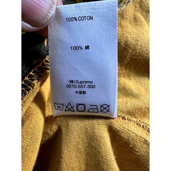 Supreme Floral Small Box Logo Floral Tee T Shirt Black Size Medium SS20 - Picture 9 of 9